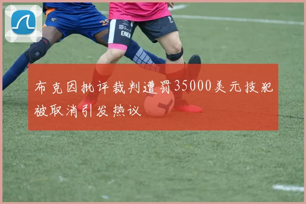 布克因批评裁判遭罚35000美元技犯被取消引发热议